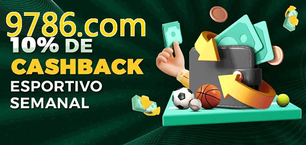 10% de bônus de cashback na 9786.com