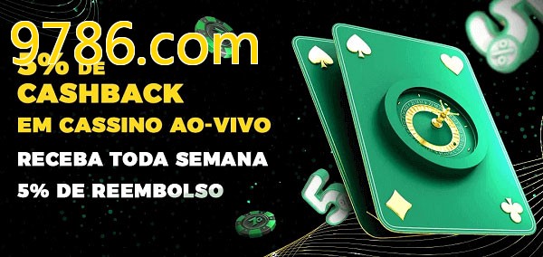 Promoções do cassino ao Vivo 9786.com